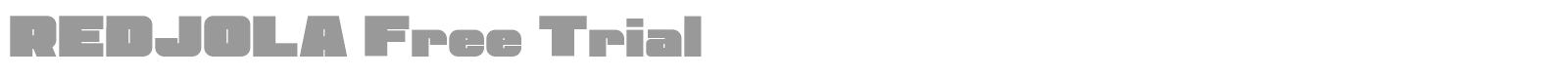 Redjola font preview
